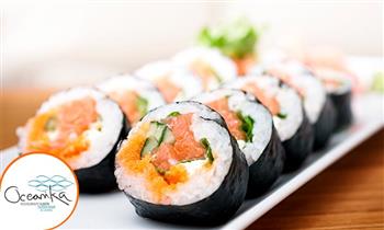 Oceanika: 3 tablas de makis salados a elección + 1 maki postre + 2 bebidas